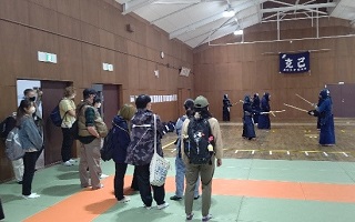 剣道の練習風景