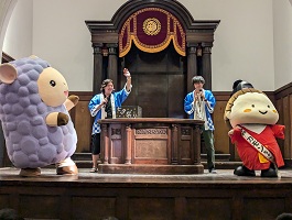 カモンちゃんも壇上に登場