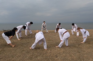 稽古前の準備体操