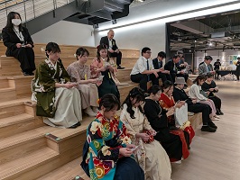 在学生主体で企画されたビンゴ大会