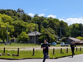 レース中