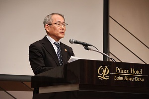 竹村彰通学長の挨拶