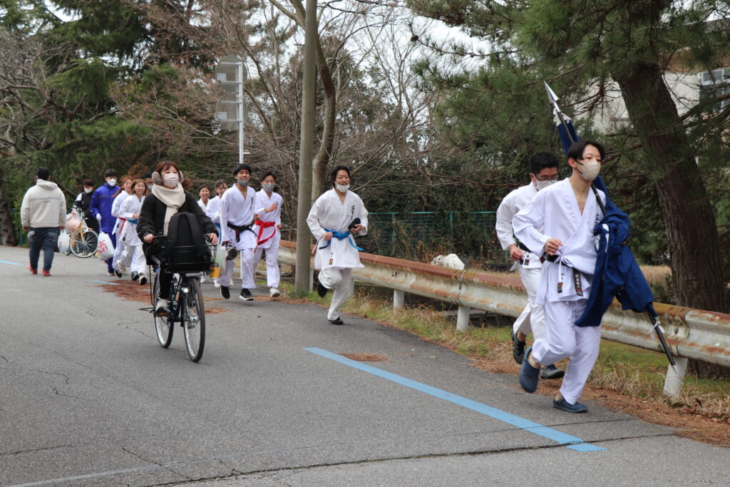 松原湖岸までランニング